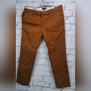 NEW Banana Republic Men's Aiden Slim Fit Chino Pants Brown 35x32 36x31